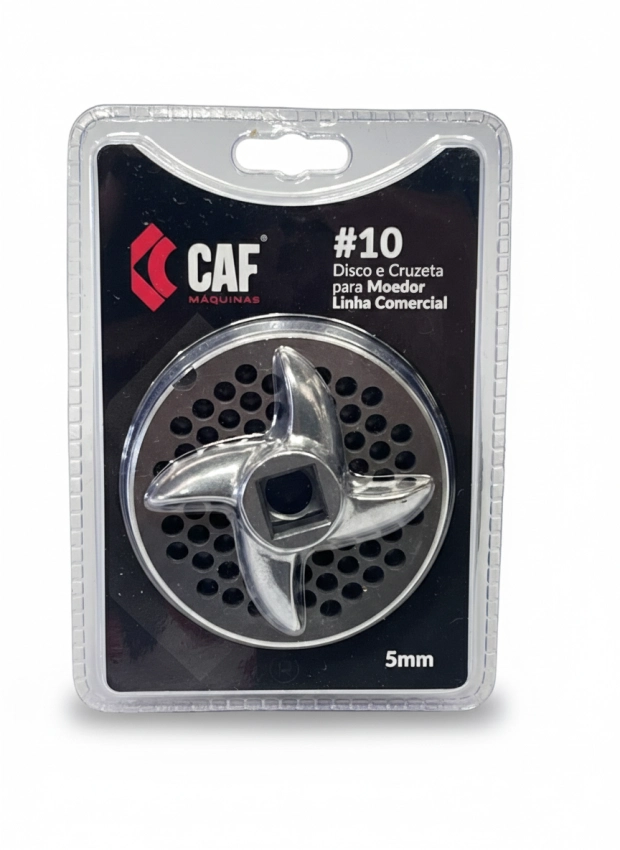 Kit Cruzeta e Disco Moedor CAF 10 5mm Inox