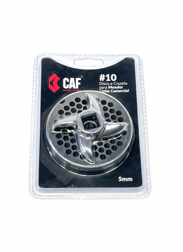 Kit Cruzeta e Disco Moedor CAF 10 5mm Inox