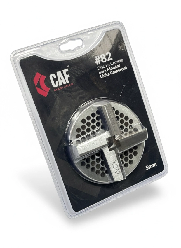 Kit Cruzeta Dupla e Disco Moedor CAF 82 5mm Inox