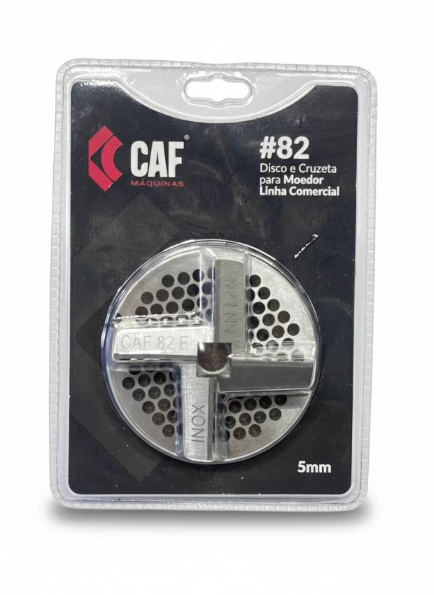 Kit Cruzeta Dupla e Disco Moedor CAF 82 5mm Inox