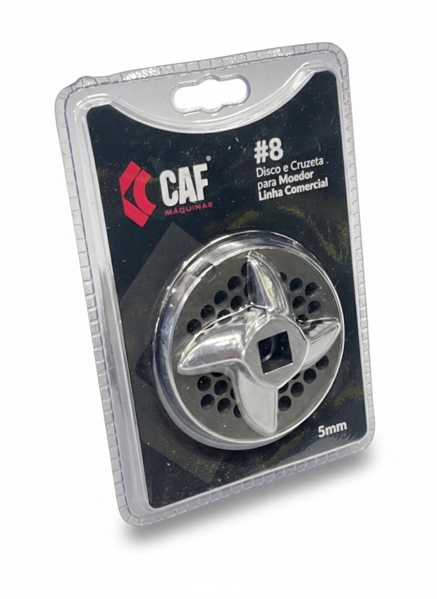 Kit Cruzeta e Disco Moedor CAF 8 5mm Inox